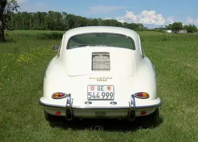 Porsche 356 B (T5) 1961 — Légende des routes, exemplaire préservé à faible kilométrage — cruscotto