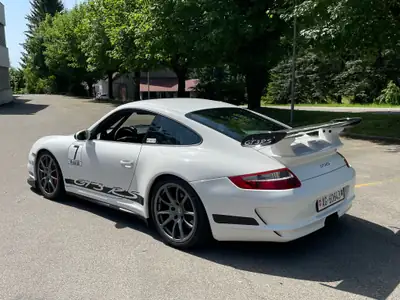 Porsche 911 3.6 GT3 RS 2008 — Le mythe des routes suisses, 414 ch de pur plaisir — Seitenansicht