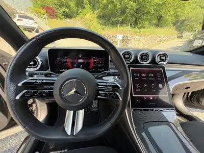 Mercedes-Benz C 300 AMG Line 4matic — Break sportif hybride, 36 500 km seulement — cruscotto
