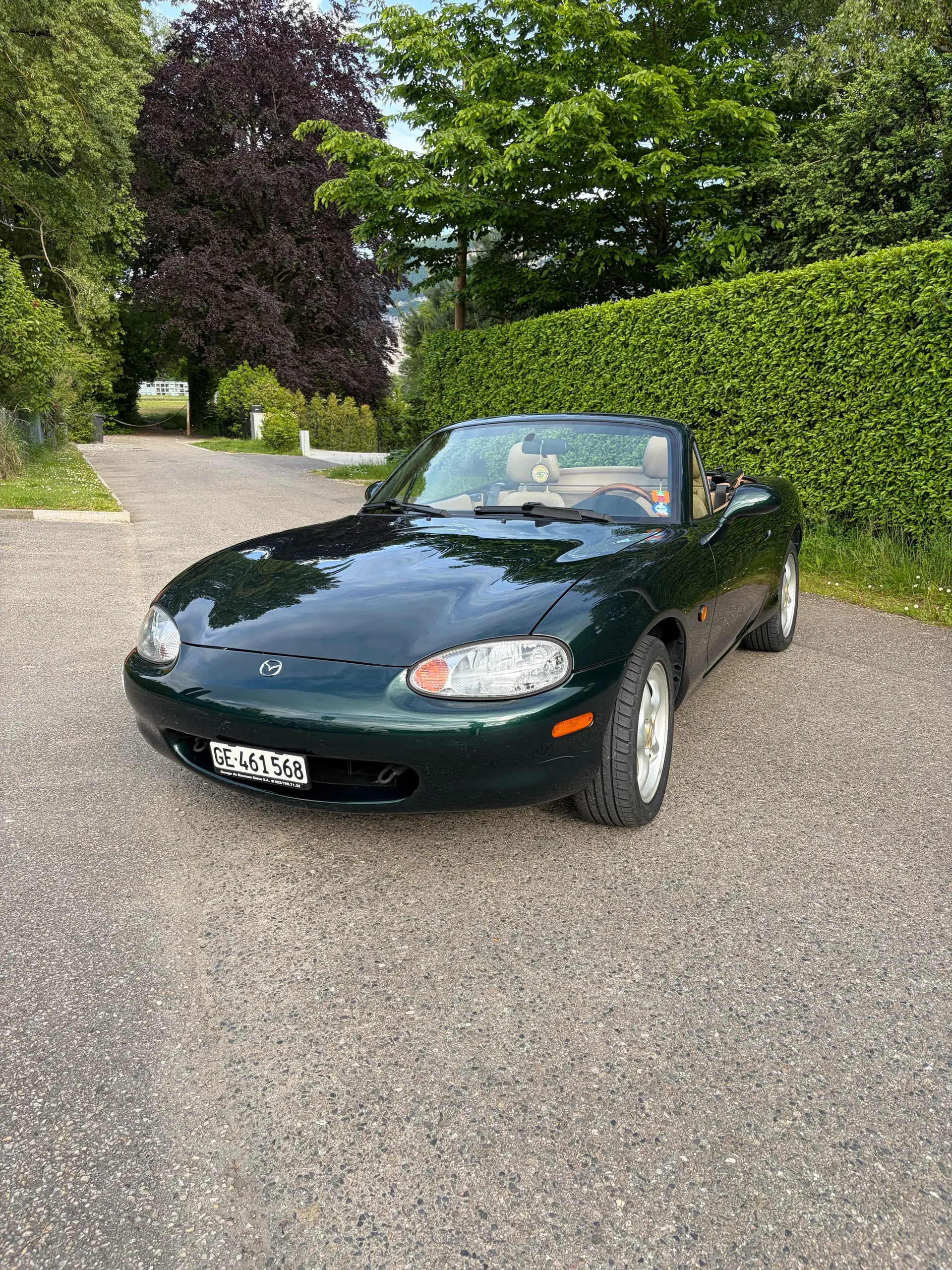 Mazda MX-5 1.6i Youngster — Roadster iconique, 46'000 km, vert élégant