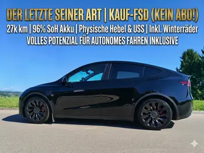 Tesla Model Y Performance D 2022 — Électrique haute performance, 26 800 km seulement — exterior view
