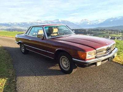 Mercedes-Benz SLC 280 — Chef-d'œuvre des années 1980, 47 200 km seulement — side view