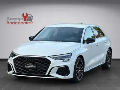 Audi A3 Sportback 35 TFSI S line — Compacte premium sportive, 137'000 km, équipements haut de gamme — side view