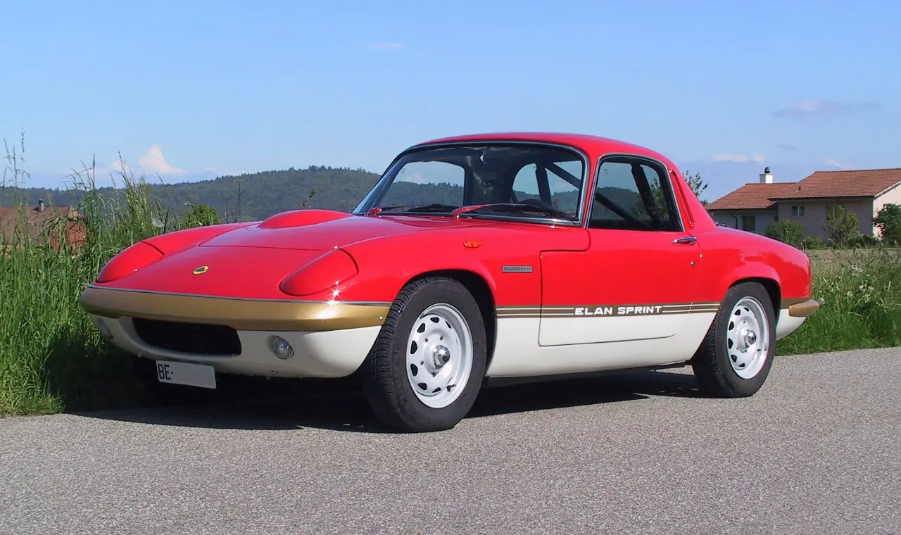 Lotus Elan Sprint 1971 — Légendaire British Sports Car, 136 ch d'authenticité — vista esterna