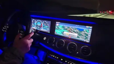 Mercedes-Benz E 450 AMG Line 4Matic — Berline de prestige, 367 ch, toit panoramique — detail
