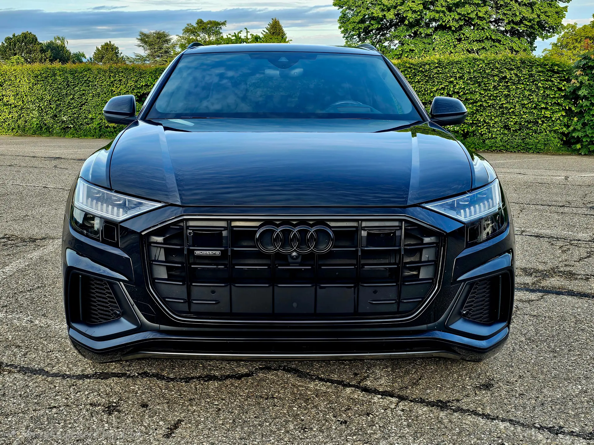 Audi Q8 50 TDI Black Edition — SUV premium diesel, équipé hivernage complet