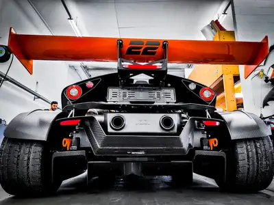 KTM X-BOW Superlight 2014 — Roadster ultralégère 300 ch, moins de 800 kg — Außenansicht