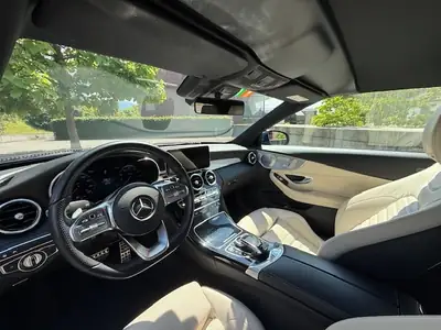 Mercedes-Benz C 400 AMG Line 4matic Cabrio — Cabriolet sportif 333 ch, très faible kilométrage — Miniatur 7