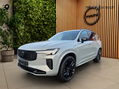 Volvo XC90 2.0 T8 TE Black Edition — SUV 7 places hybride rechargeable, 25 km seulement — vue extérieure
