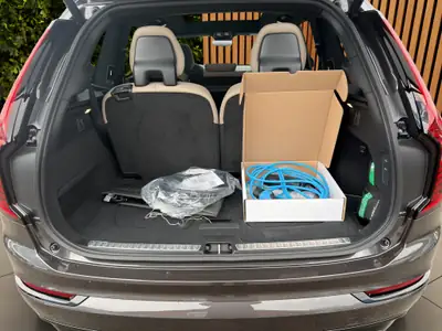 Volvo XC90 2.0 T8 TE XCLUSIVE Edition Dark — SUV 7 places hybride rechargeable, 25 km seulement — Miniature 18