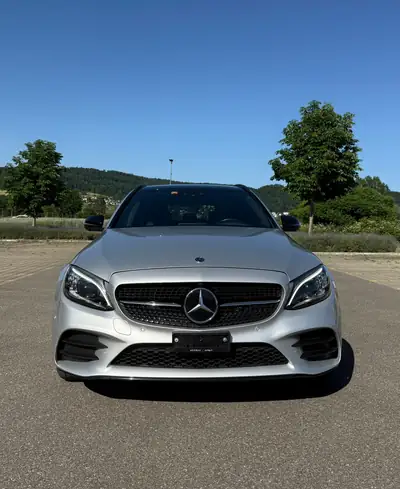 Mercedes-Benz C 200 Swiss Star AMG Line — Break hybride mild, 59 500 km, garantie constructeur — fianco