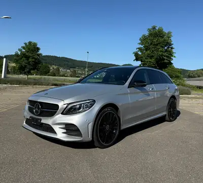 Mercedes-Benz C 200 Swiss Star AMG Line — Break hybride mild, 59 500 km, garantie constructeur — vista esterna