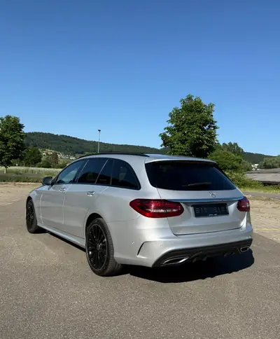 Mercedes-Benz C 200 Swiss Star AMG Line — Break hybride mild, 59 500 km, garantie constructeur — interni