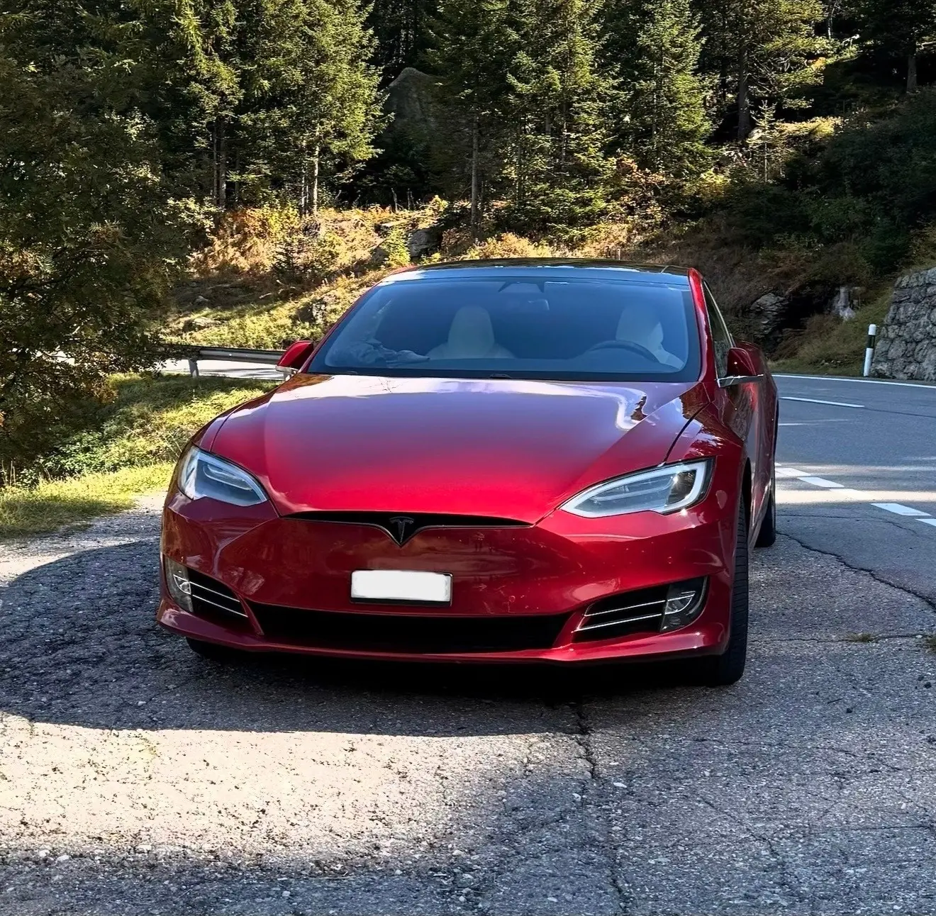 Tesla Model S 100D Performance — Berline électrique haute performance, batterie neuve — vue extérieure