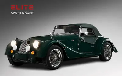 Morgan Plus Four 2.0 Automatik — Cabriolet anglais élégant, motorisation moderne et histoire certifiée — vue extérieure