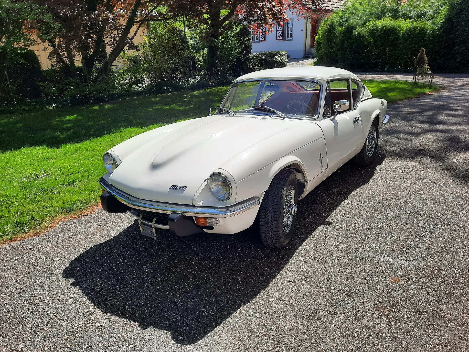 Triumph GT6 1971 — Coupé sport britannique mythique, 63'000 km, intérieur rouge