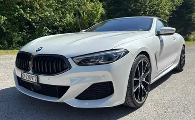 BMW 840d xDrive Cabriolet — Décapotable luxe diesel, entretien gratuit 10 ans — vista posteriore