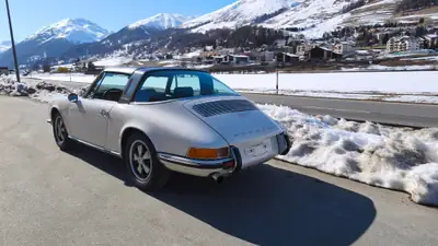 Porsche 911S Targa 1970 — Chef-d'œuvre rétro, 6300 km seulement — arrière