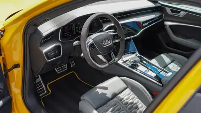 Audi RS6 Avant 4.0 V8 TFSI — Performance 600 ch, Vegas Gelb Exclusive, MTM tuning — Thumbnail 12