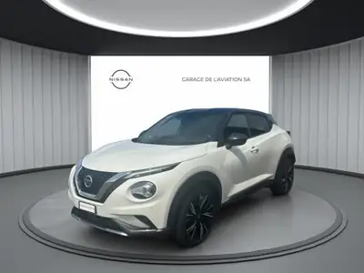 Nissan Juke 1.0 DIG-T Tekna DCT — Citadin dynamique, essence efficace et allure sportive — Seitenansicht