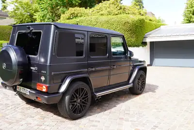 Mercedes-Benz G 63 AMG Edition 463 — SUV légendaire, échappement BRABUS, 571 ch — Heckansicht