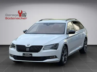 Skoda Superb Combi 2.0 TDi SportLine+ 4×4 — Break premium diesel, équipement haut de gamme — side view