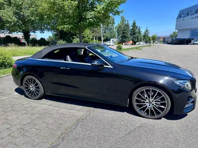 Mercedes-Benz E 400 Cabriolet AMG Line 4Matic — Décapotable élégante, 333 ch et 75'000 km — vue extérieure