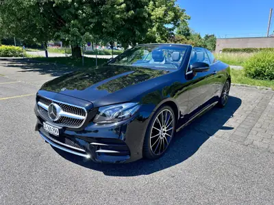 Mercedes-Benz E 400 Cabriolet AMG Line 4Matic — Décapotable élégante, 333 ch et 75'000 km — côté