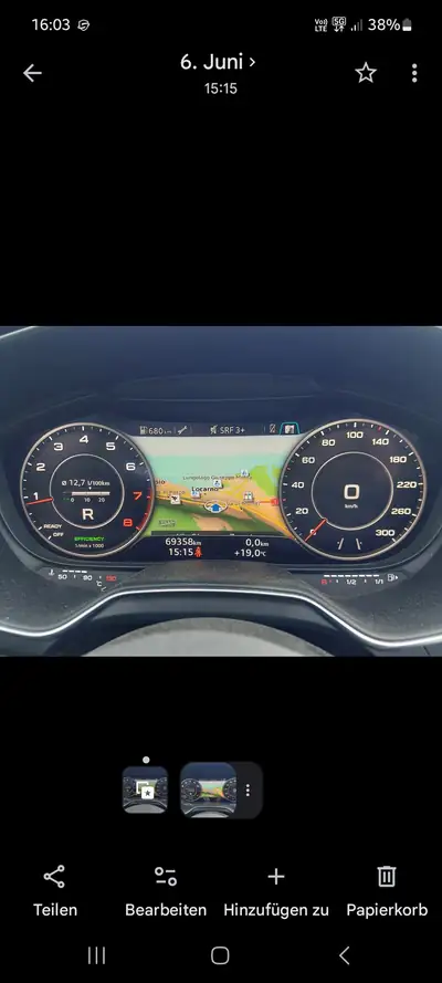 Audi TT 2.0 TFSI Roadster Quattro — Cabriolet sportif 230 ch, 73'000 km — Detail