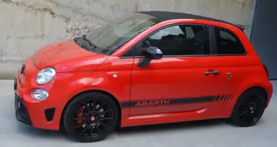 Fiat 500 Abarth 1.4 T-Jet 180 Competizione — Cabriolet sportif, 25 500 km, frais de révision inclus — vue extérieure