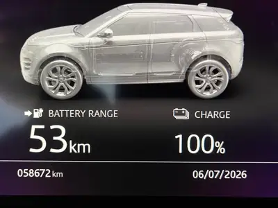 Land Rover Range Rover Evoque P300e — Hybride rechargeable premium, 57 000 km, première main — Seitenansicht