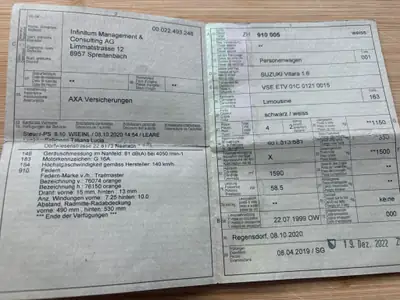 Suzuki Vitara 1.6 Cabriolet 1999 — Petit SUV découvrable, parfait pour l'été — Detail