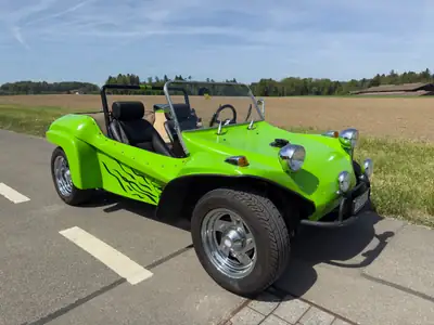 VW Buggy Hustler Beach Buggy 1976 — Cabriolet de légende, fraîchement révisé — vista esterna
