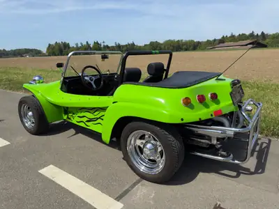 VW Buggy Hustler Beach Buggy 1976 — Cabriolet de légende, fraîchement révisé — vista posteriore