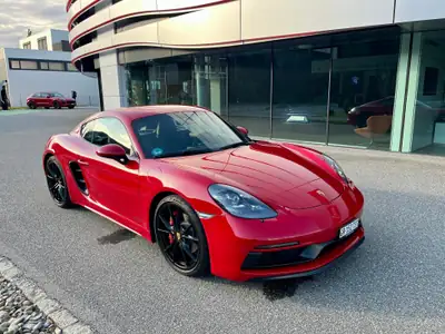 Porsche 718 Boxster GTS — Roadster sportif affûté, garantie Porsche Approved — fianco