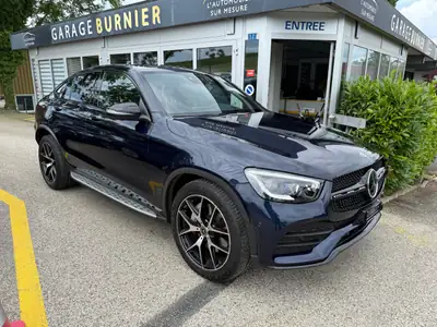 Mercedes-Benz GLC Coupé 220 d AMG Line — Diesel 4Matic, design coupé premium — exterior view
