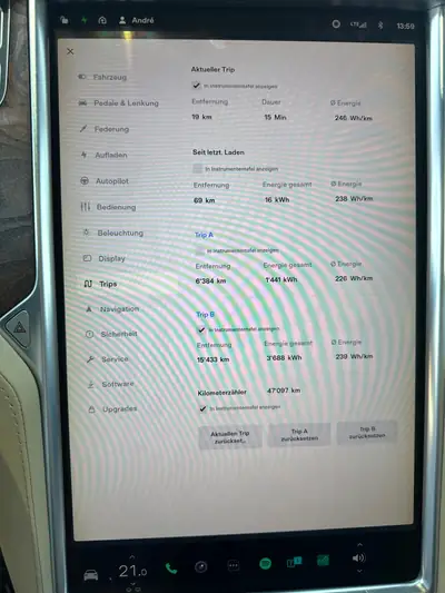 Tesla Model X P100D — SUV électrique haute performance, 50 000 km, Supercharging gratuit — Miniatur 10