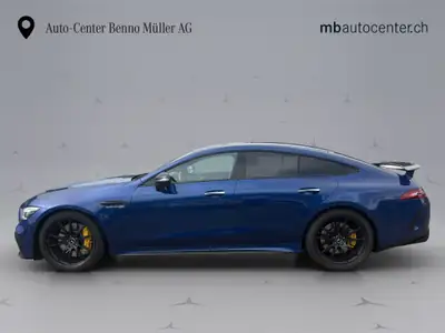 Mercedes-AMG GT 63 S 4MATIC+ — Coupé performance 639 ch, transmission intégrale — côté