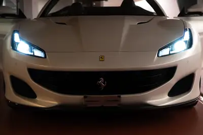 Ferrari Portofino Cabrio Bianco Italia Matt — 599 ch, 7600 km, état concession — Miniatur 9
