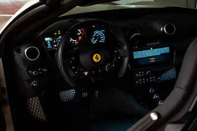 Ferrari Portofino Cabrio Bianco Italia Matt — 599 ch, 7600 km, état concession — Miniatur 8