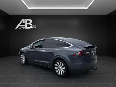 Tesla Model X Performance Ludicrous 4x4 — 796 ch, 7 places, électrique haute performance — rear view