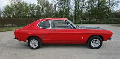 Ford Capri 2,8 1974 — Coupé sportif de légende, moteur V6 puissant — Seitenansicht