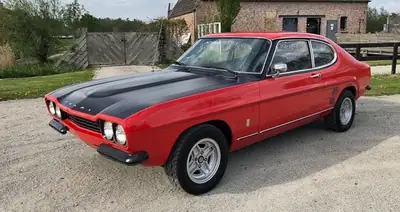 Ford Capri 2,8 1974 — Coupé sportif de légende, moteur V6 puissant — Außenansicht
