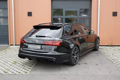 Audi RS6 Avant 4.0 TFSI V8 Performance — Break sportif 605 ch, toit ouvrant, sans accident — Miniature 8