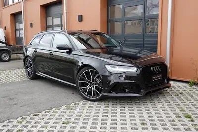 Audi RS6 Avant 4.0 TFSI V8 Performance — Break sportif 605 ch, toit ouvrant, sans accident — Miniature 7