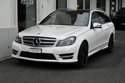 Mercedes-Benz C 350 Avantgarde — Break V6 sportif, équipement premium — side view