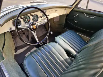 Porsche 356 B T6 1963 — Légende automobile blanche, 99'000 km, sans sinistre — Innenraum
