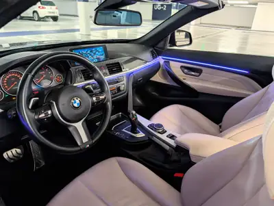 BMW 430i Cabriolet — Décapotable élégante, 252 ch dynamiques et équipements premium — interni