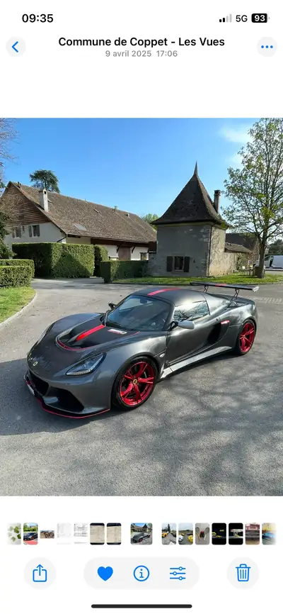 Lotus Exige V6 360 Cup — Légendaire sportive numérotée, 28 900 km seulement — Heckansicht