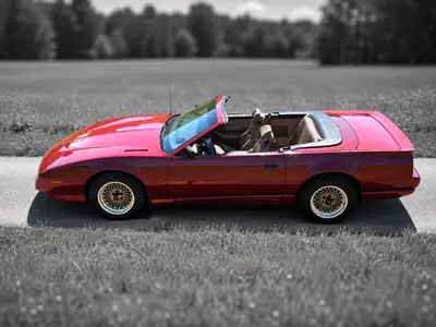Pontiac Firebird Trans Am V8 Cabrio 1992 — Légende américaine, moteur 5.0L, sans accident — arrière